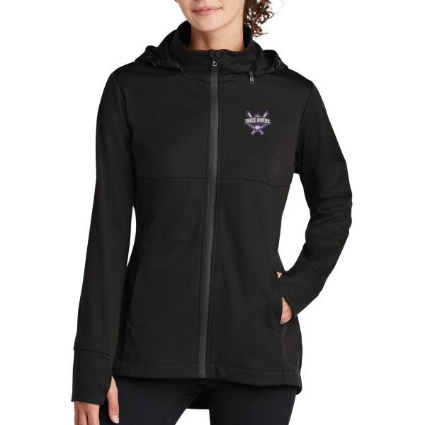 Sport-Tek® Women's Hooded Soft Shell Jacket Thumbnail