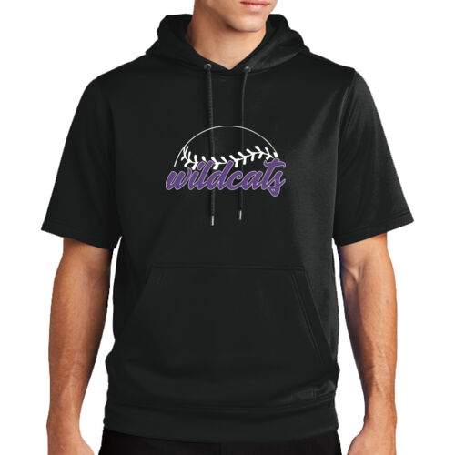 Sport-Tek ® Sport-Wick ® Fleece Short Sleeve Hooded Pullover Thumbnail