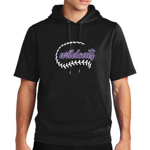 Sport-Tek ® Sport-Wick ® Fleece Short Sleeve Hooded Pullover Thumbnail