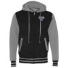 Unisex Heavyweight Varsity Full-Zip Hooded Sweatshirt Thumbnail